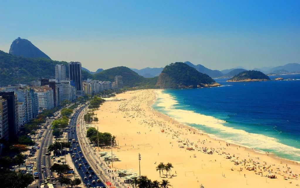 Studio Completo Na Praia De Copacabana Com Ar, Wifi, Netflix, Ate 4 Pessoas, Fundos Claro E Silencioso, Pauloangerami Pj135 Rio de Janeiro Eksteriør bilde
