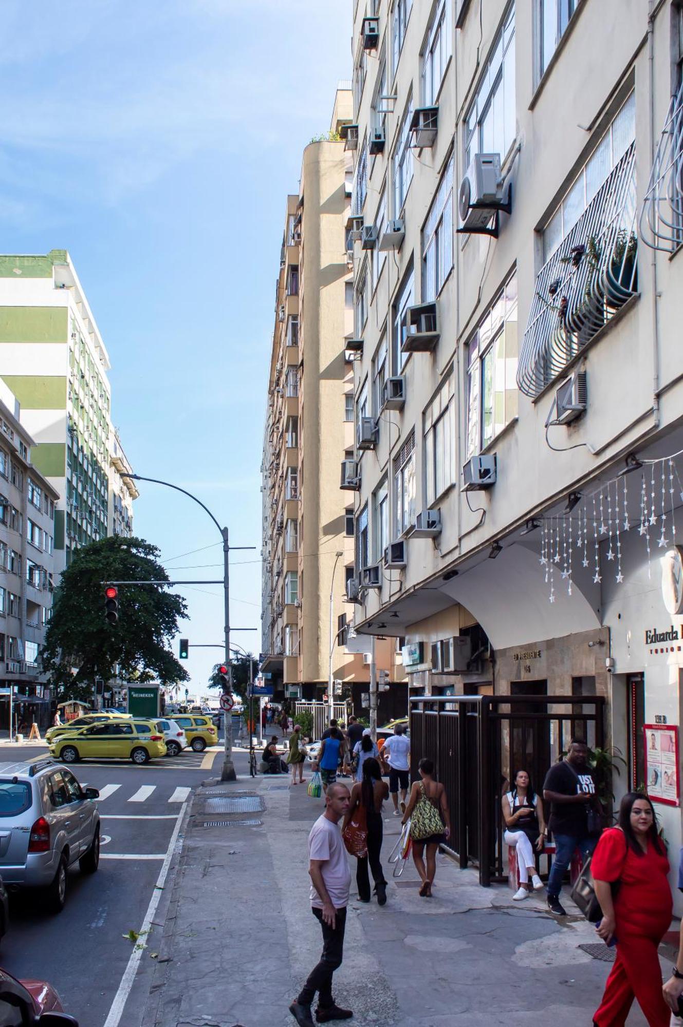 Studio Completo Na Praia De Copacabana Com Ar, Wifi, Netflix, Ate 4 Pessoas, Fundos Claro E Silencioso, Pauloangerami Pj135 Rio de Janeiro Eksteriør bilde